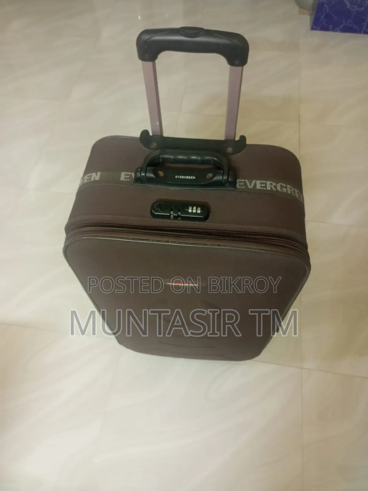এভারগ্রীন ট্রলি ব্যাগ
