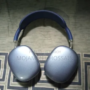 These Are Wireless Over-Ear Headphones in Blue.