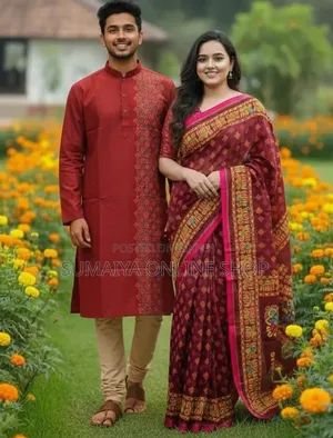 কাপল শাড়ি