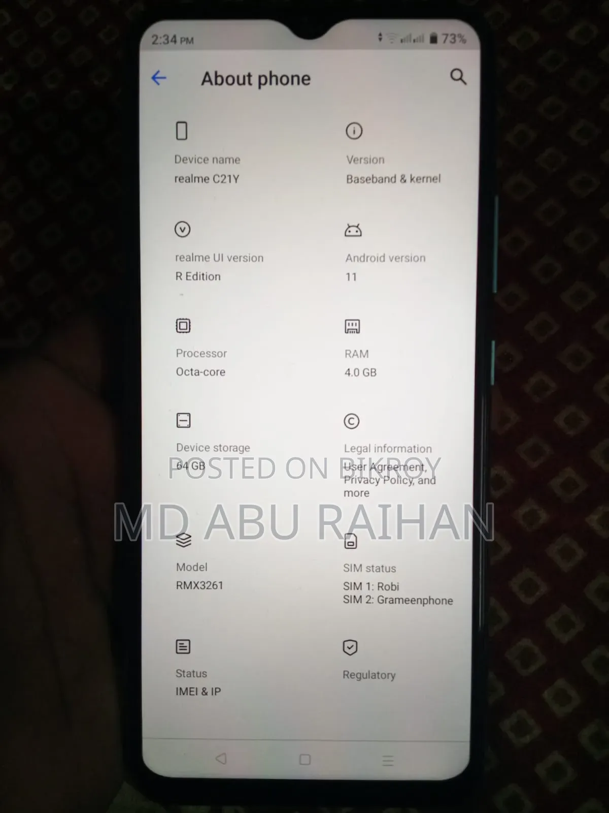 Realme C21Y 64 GB Blue