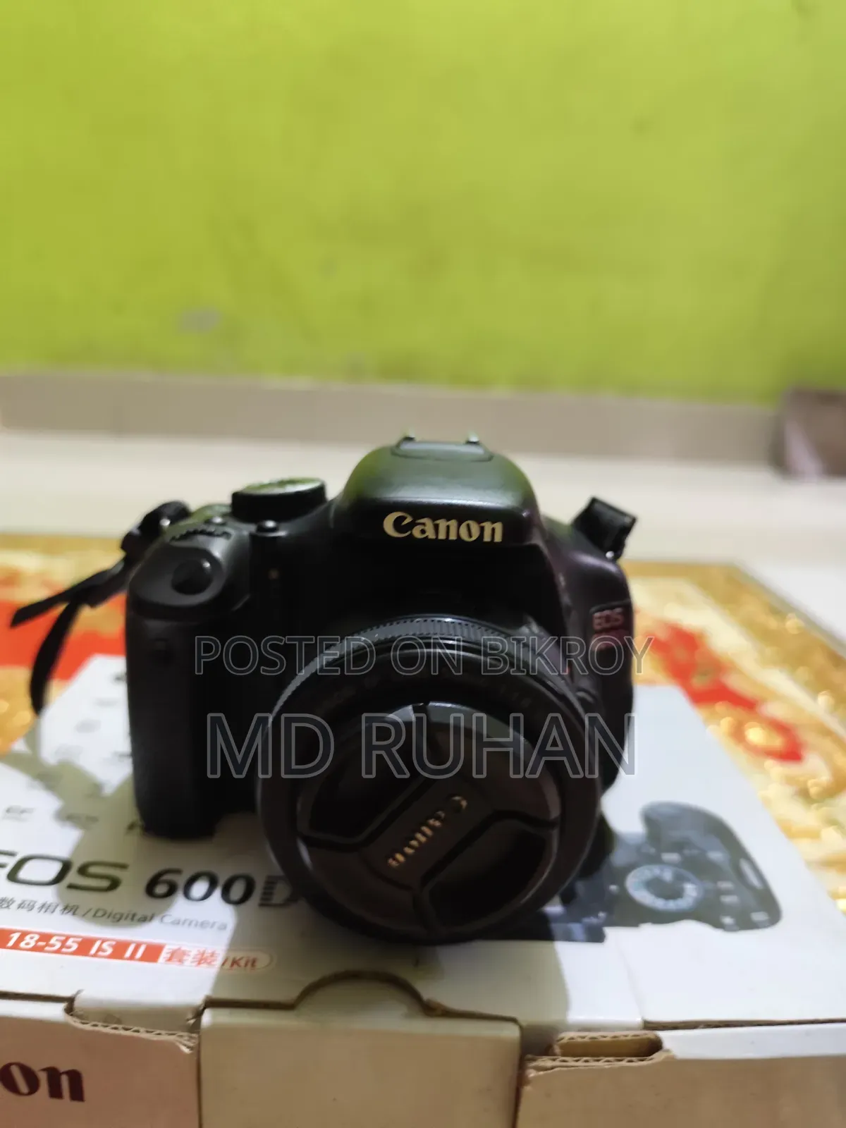 Canon 600d With Prime Lense.