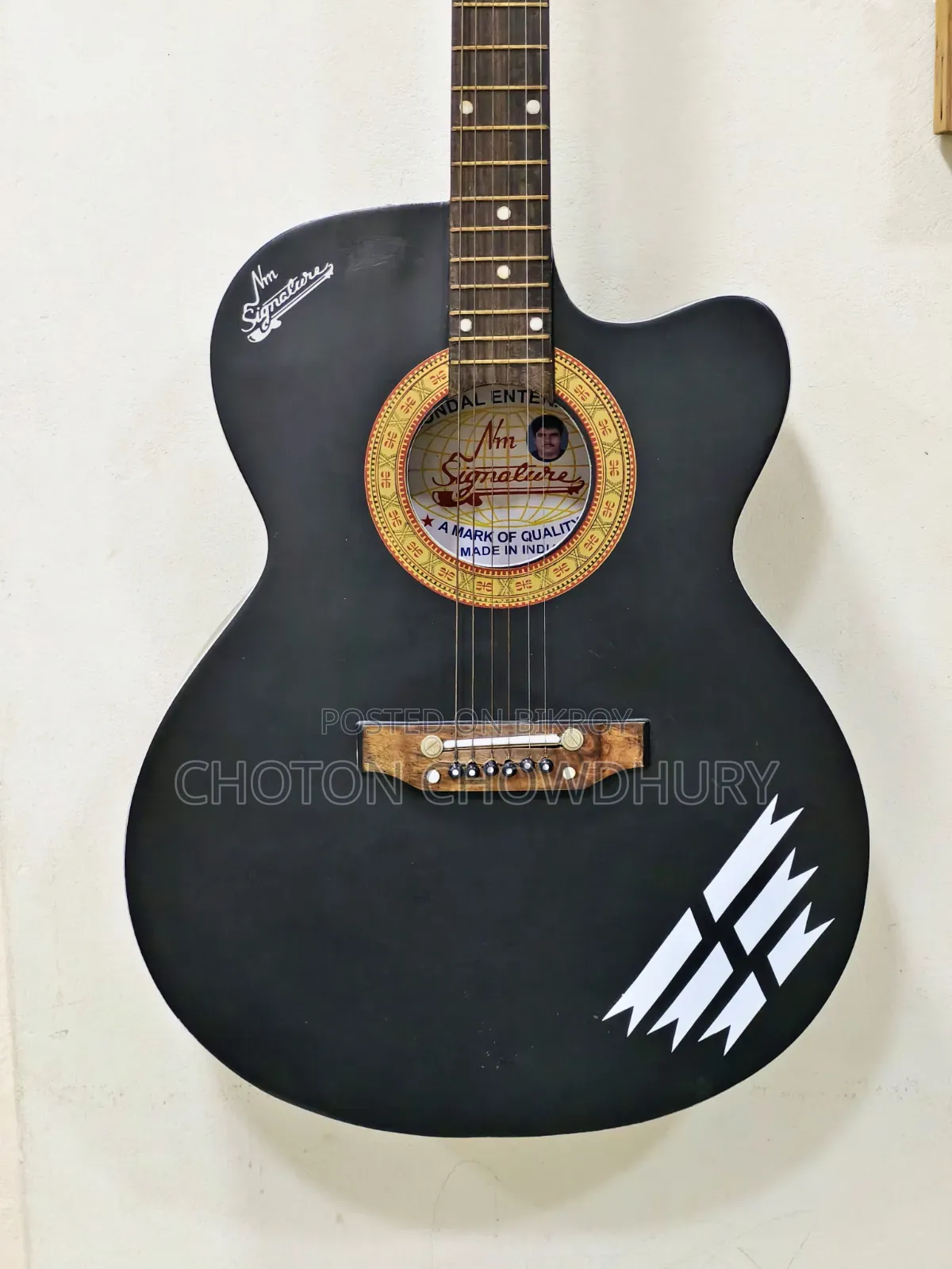 Original Indian Signature Acoustic Guitar