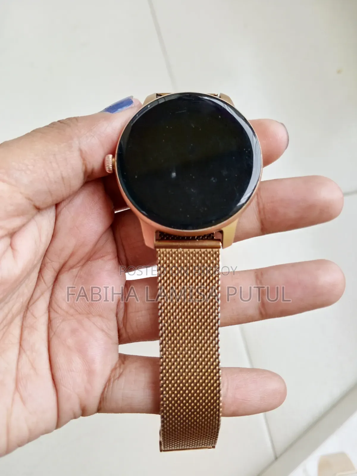 অরিজিনাল Kieslect লেডি ওয়াচ L11 (গোল্ড) – ব্যবহৃত