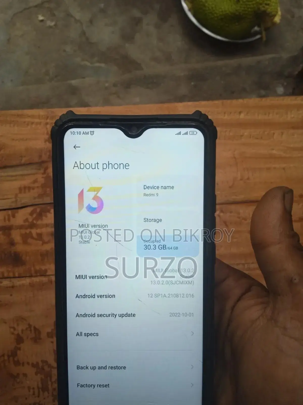 Xiaomi Redmi 9 64 GB Black