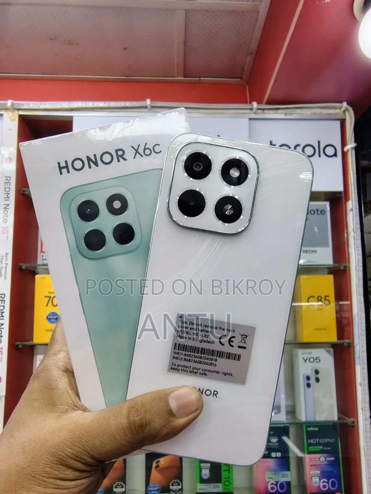 নিউ অনার এক্স৬সি ১২৮ জিবি হোয়াইট