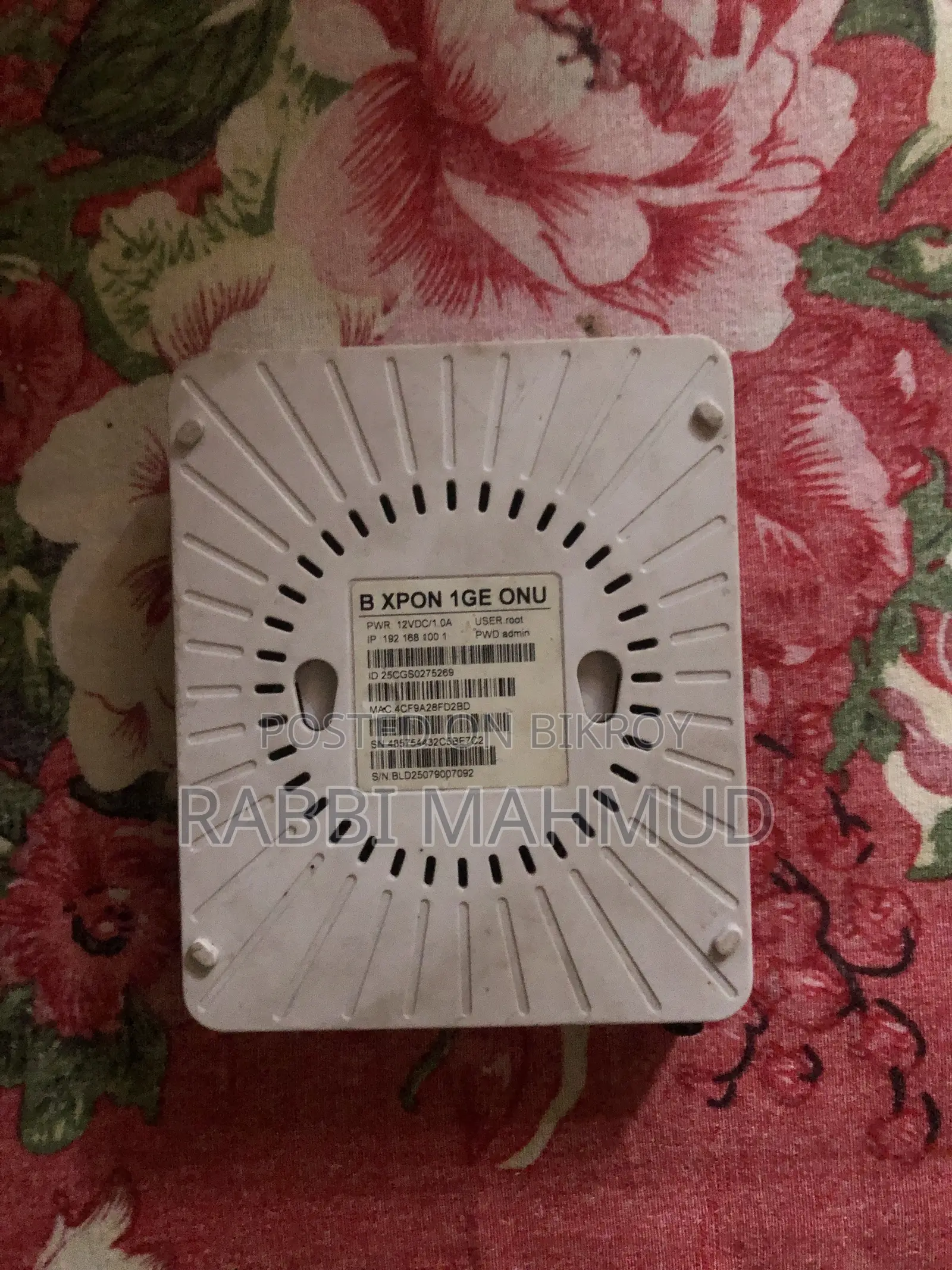 Router Onu 150 Metter Cable Sell