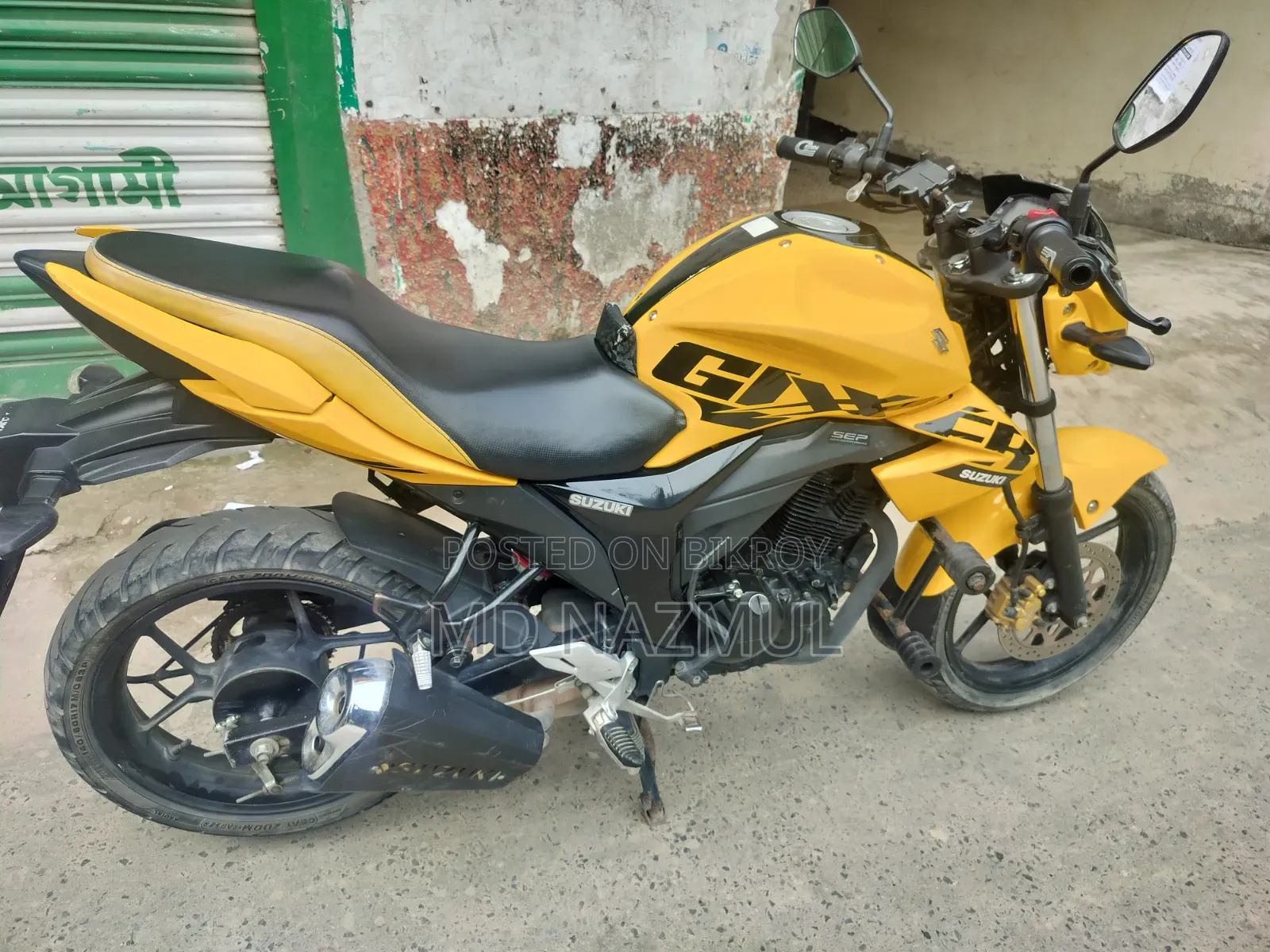 Suzuki Gixxer Monotone 2023 Yellow