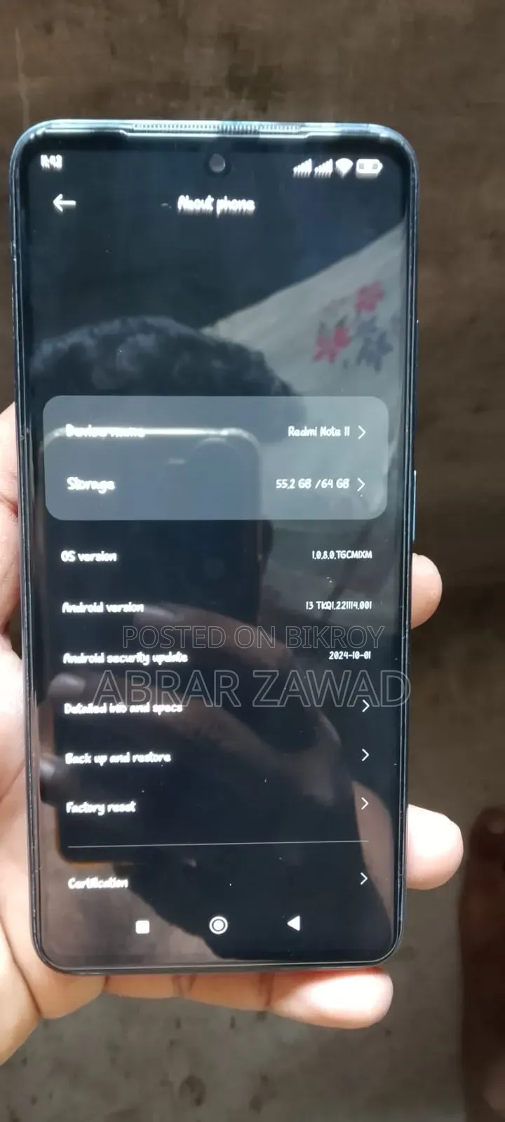 Xiaomi Redmi Note 11 64 GB Blue