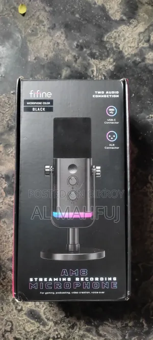 Fifine Am8 RGB Microphone in brand new condition for sale