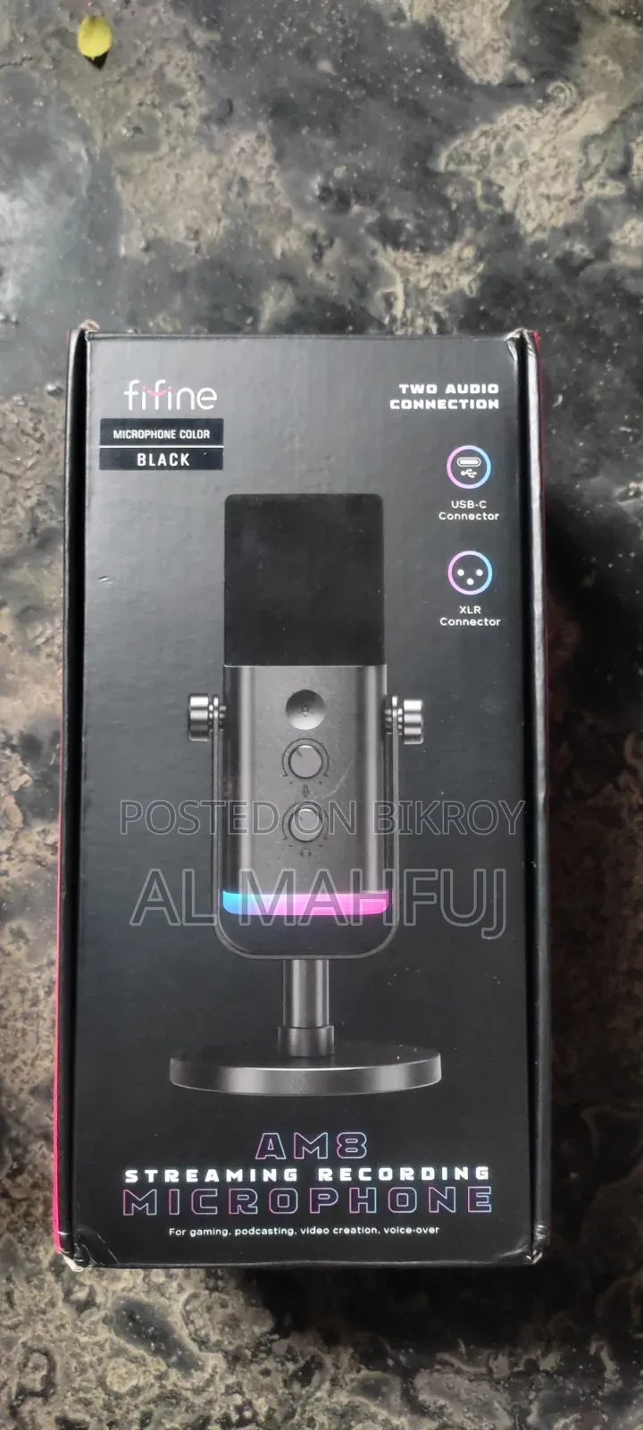 🔥 একদম ফ্রেশ কন্ডিশনের Fifine Am8 Rgb Microphone বিক্রয় করা হবে