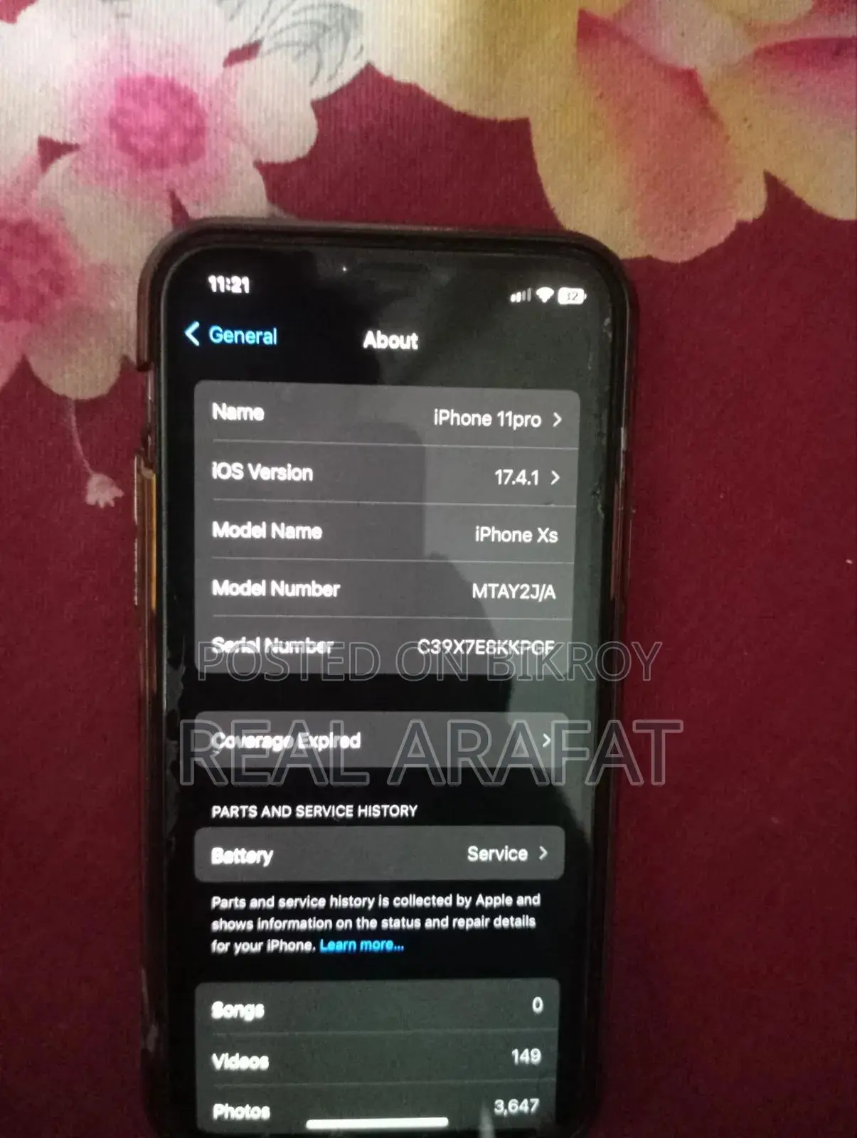 অ্যাপল আইফোন এক্সএস ৬৪ জিবি রোজ গোল্ড