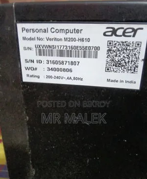 Desktop Computer Acer 8GB Intel Core i5 HDD+SSD 1TB