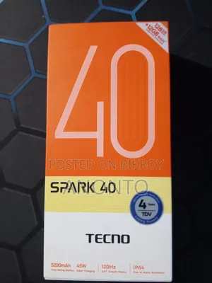 Tecno Spark 40 ১২৮ জিবি কালো
