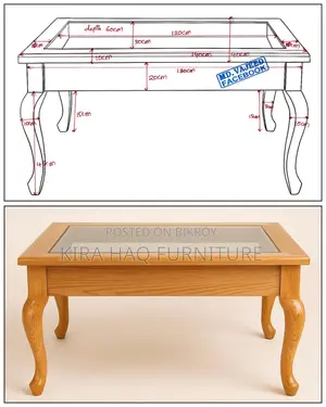 Teak wood center table