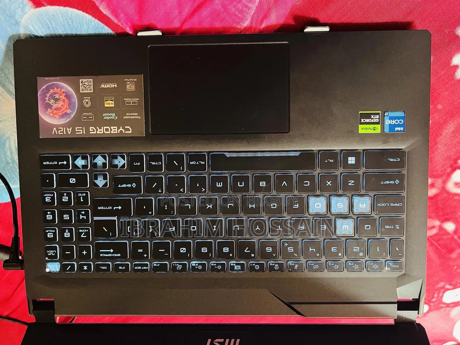 Laptop MSI Cyborg 15 16GB Intel Core i7 SSD 1T