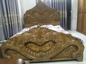 Shegun Wood Full Box Bed