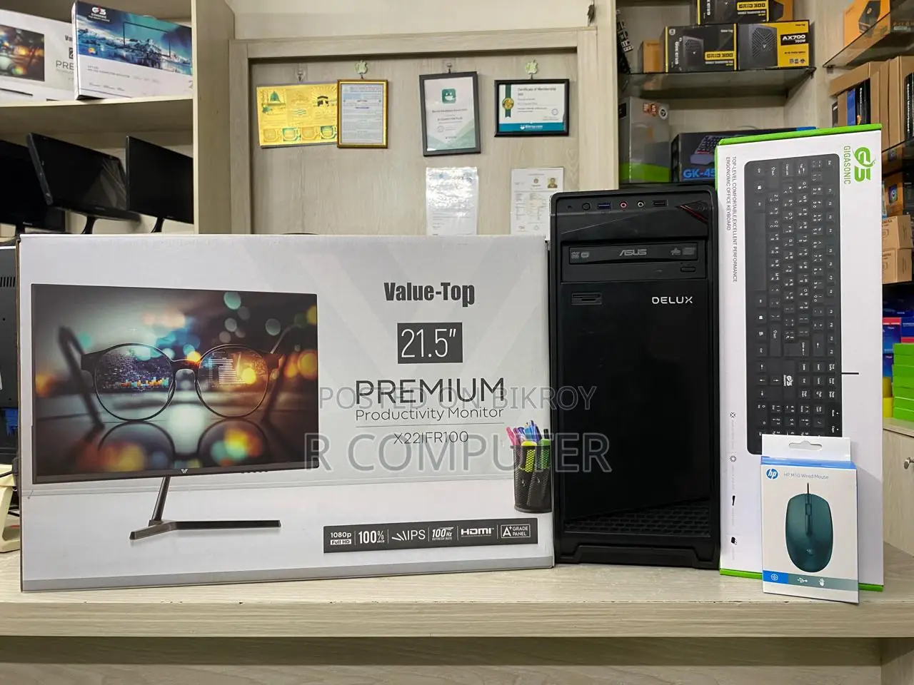Desktop Computer 4GB Intel Core i3 SSD 128GB