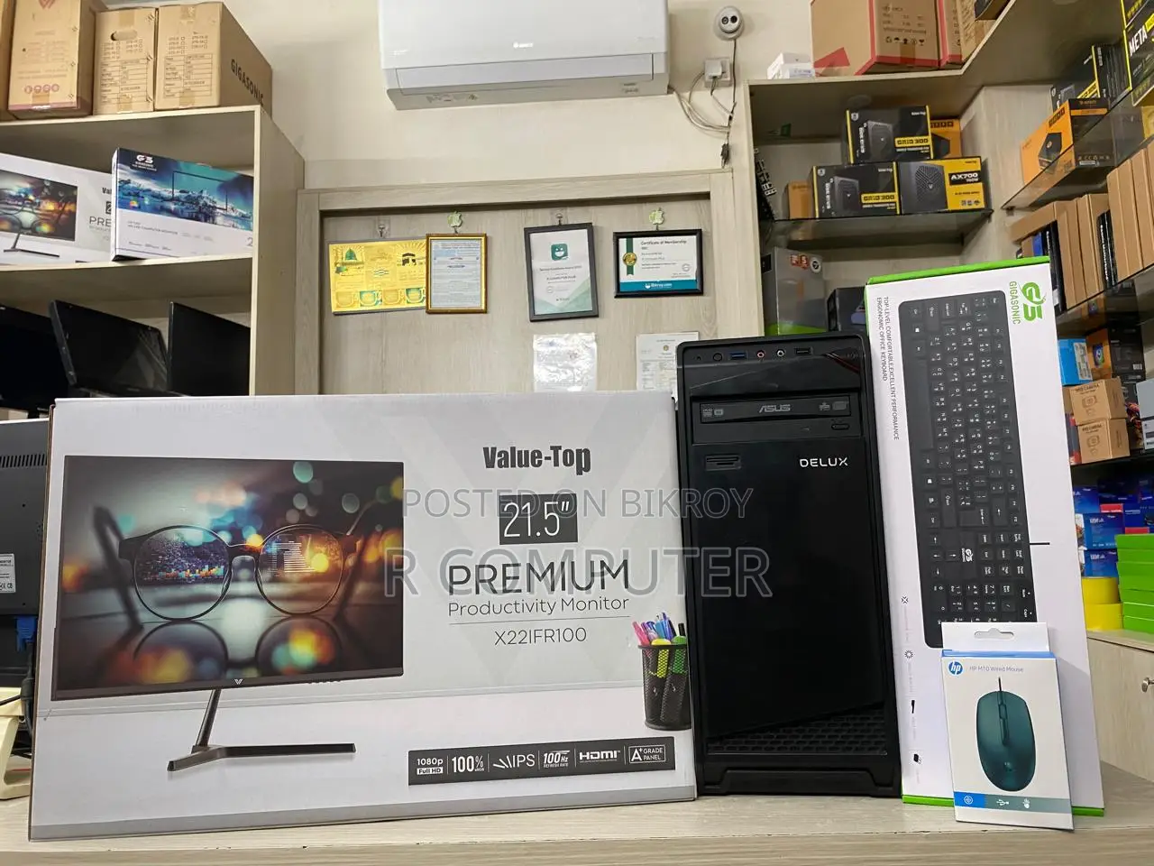 Desktop Computer 4GB Intel Core i3 SSD 128GB