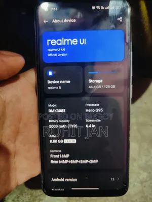 Realme 8 5G 128 GB Silver