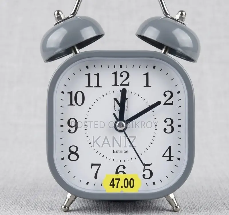 Colorful Twin Bell Desk Alarm Clock (Piece 1)