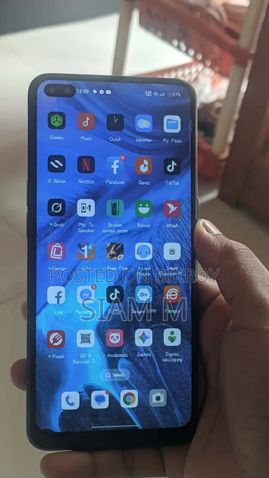 Oppo Reno 128 GB Blue