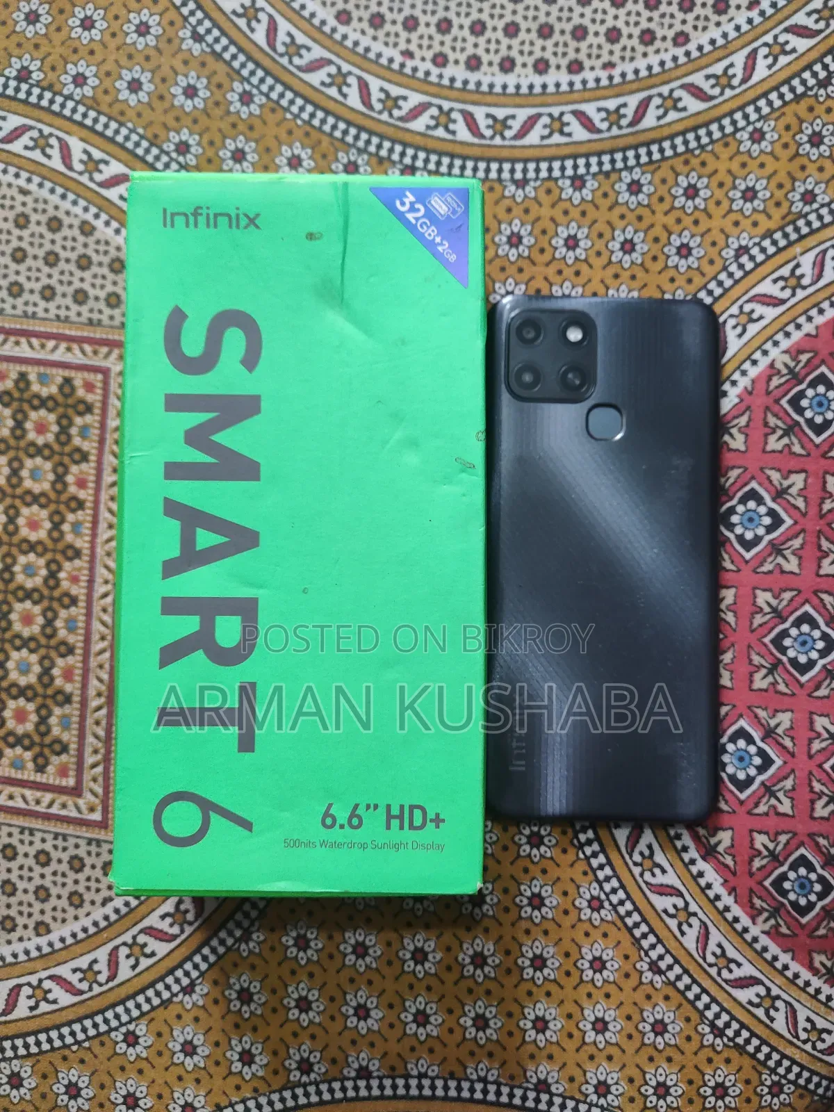 Infinix Smart 6 32 GB Black