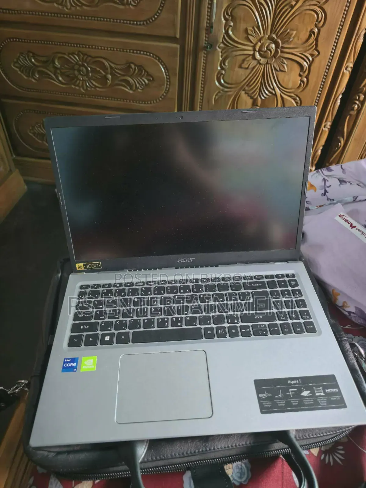 ল্যাপটপ এসার অ্যাসপায়ার ৫ ৮জিবি ইন্টেল কোর আই৭ এইচডিডি ৫১২জিবি