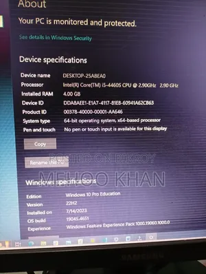 Desktop Computer 4GB Intel Core i3 HDD 512GB