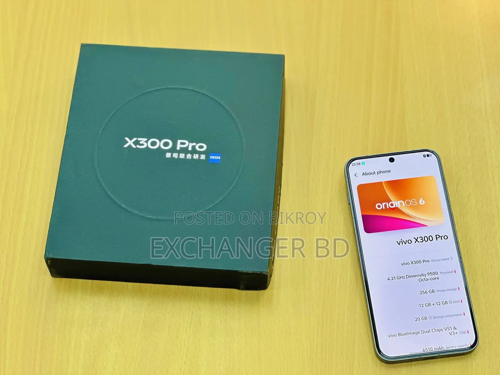 Vivo X300 Pro 256 GB Gold