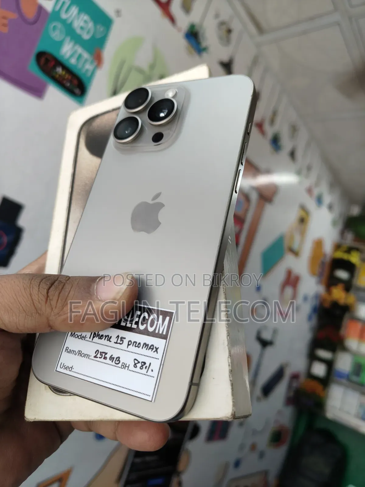 Apple iPhone 15 Pro Max 256 GB Silver