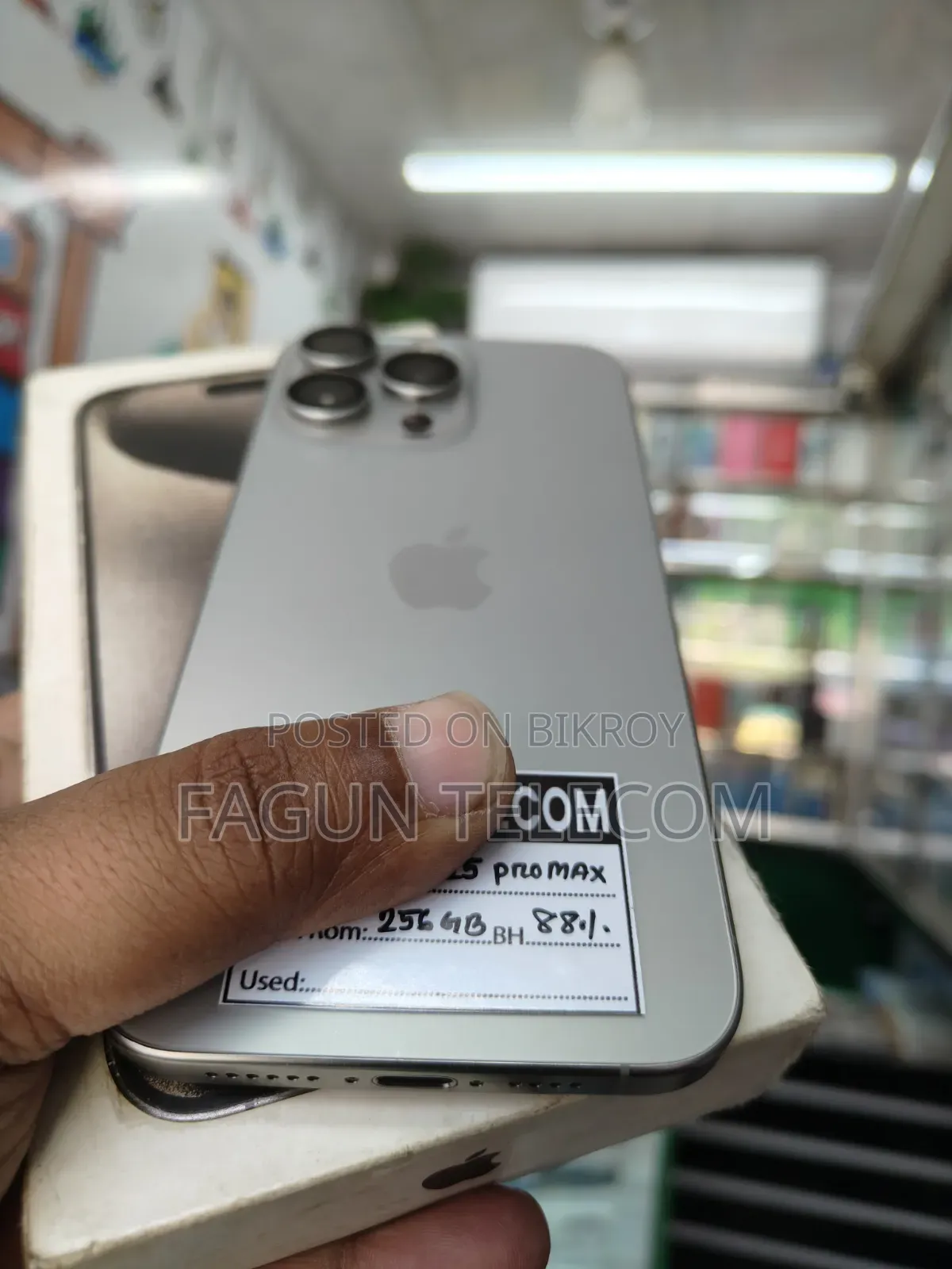 Apple iPhone 15 Pro Max 256 GB Silver