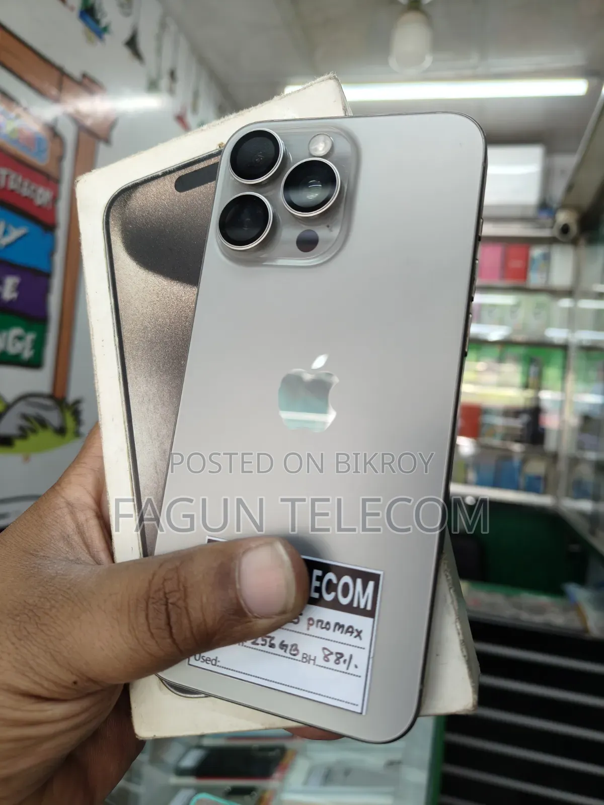 Apple iPhone 15 Pro Max 256 GB Silver
