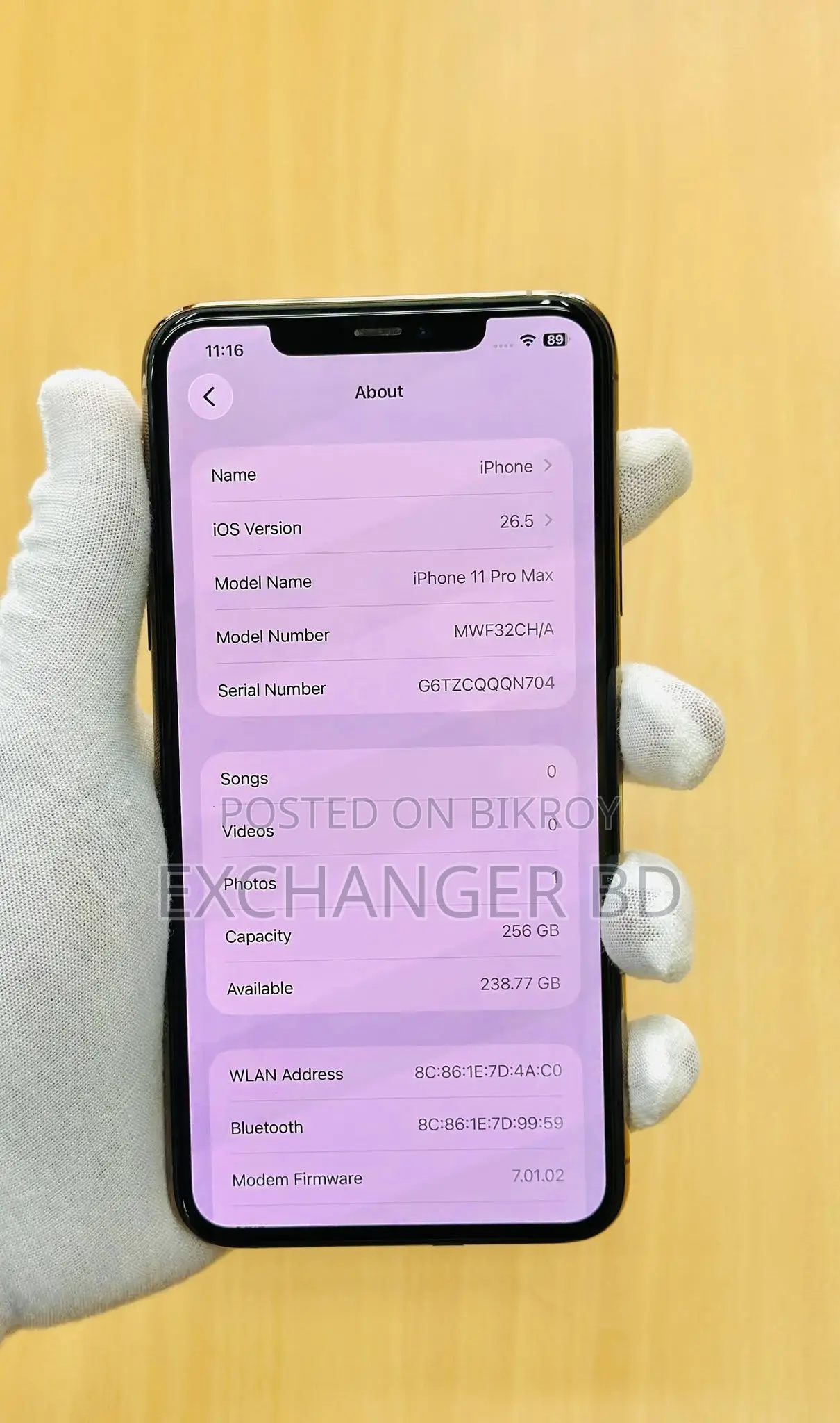 Apple iPhone 11 Pro Max 256 GB Gold