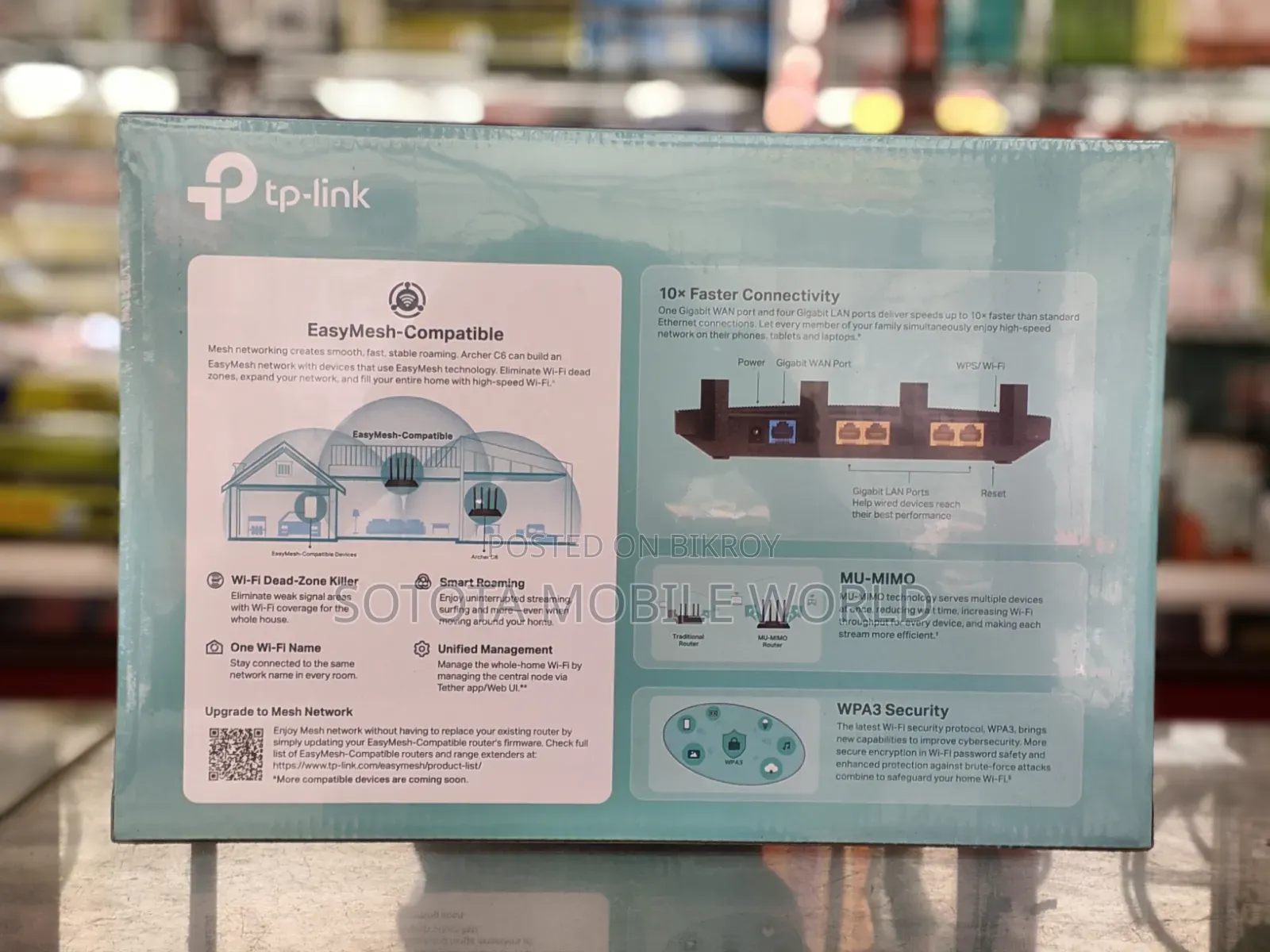 Tp-link Archer C6 AC1200 Dual-band Wi-fi Router