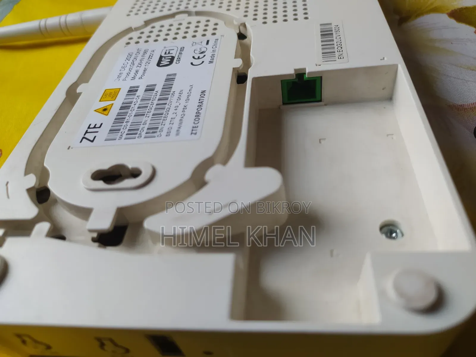 ZTE ONU Router 300 MBPS Running Good