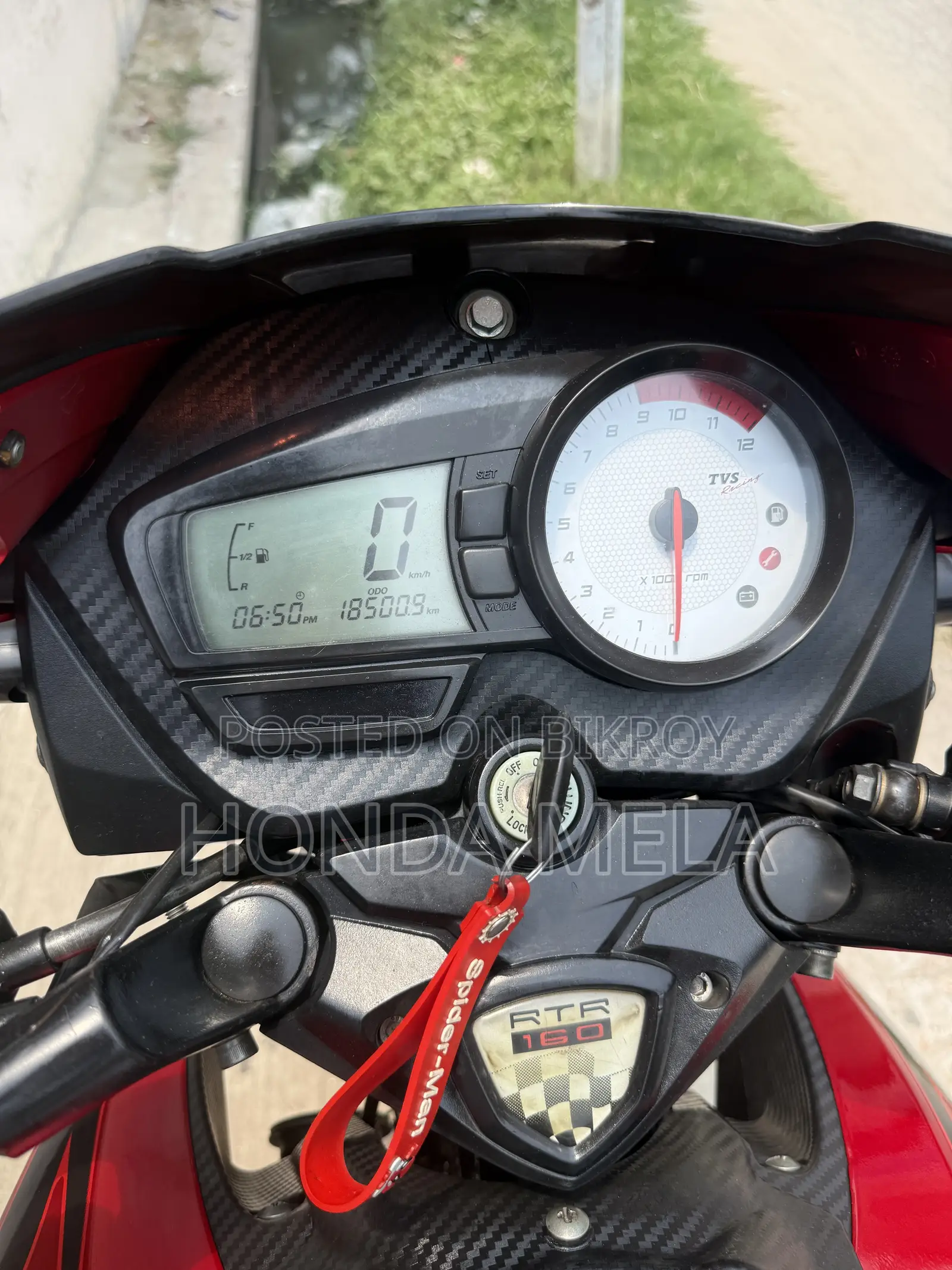 TVS Apache RTR 160 2V 2020 Red