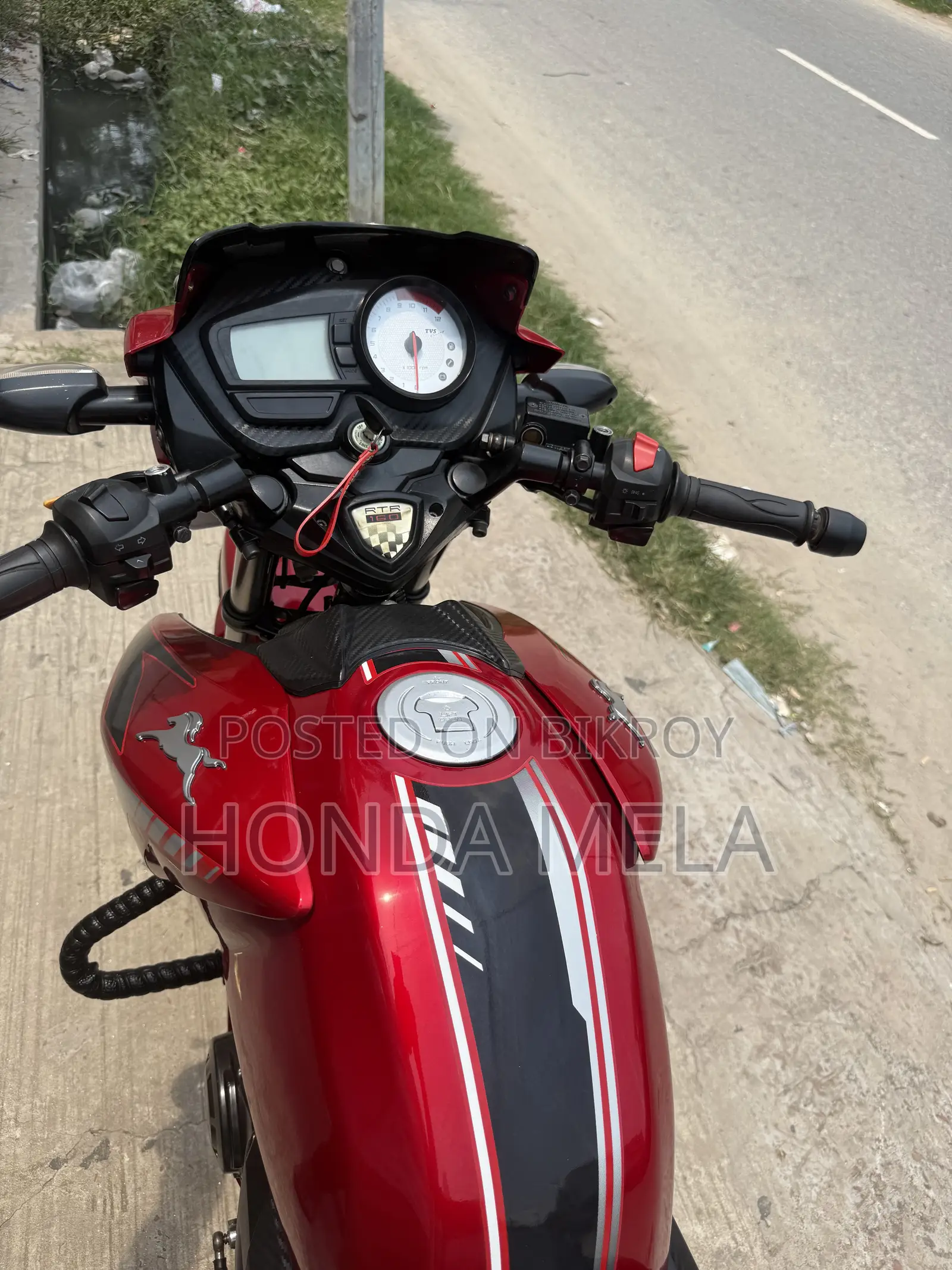 TVS Apache RTR 160 2V 2020 Red