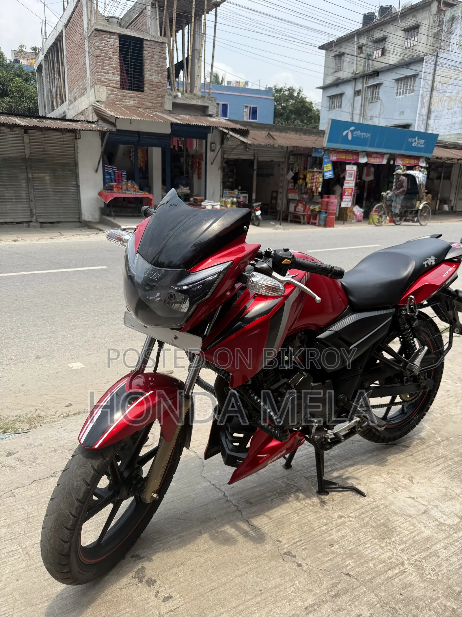 TVS Apache RTR 160 2V 2020 Red