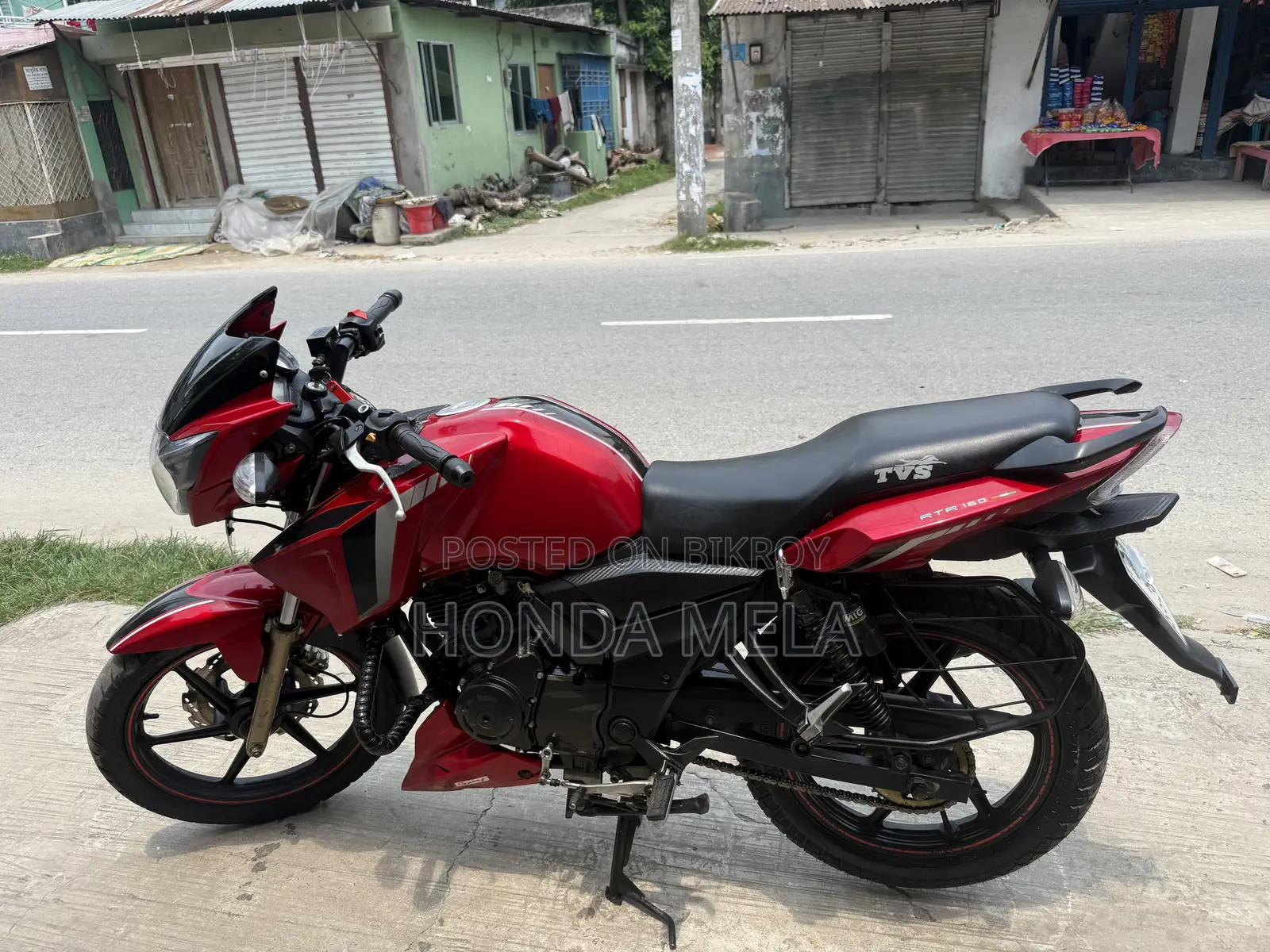 TVS Apache RTR 160 2V 2020 Red