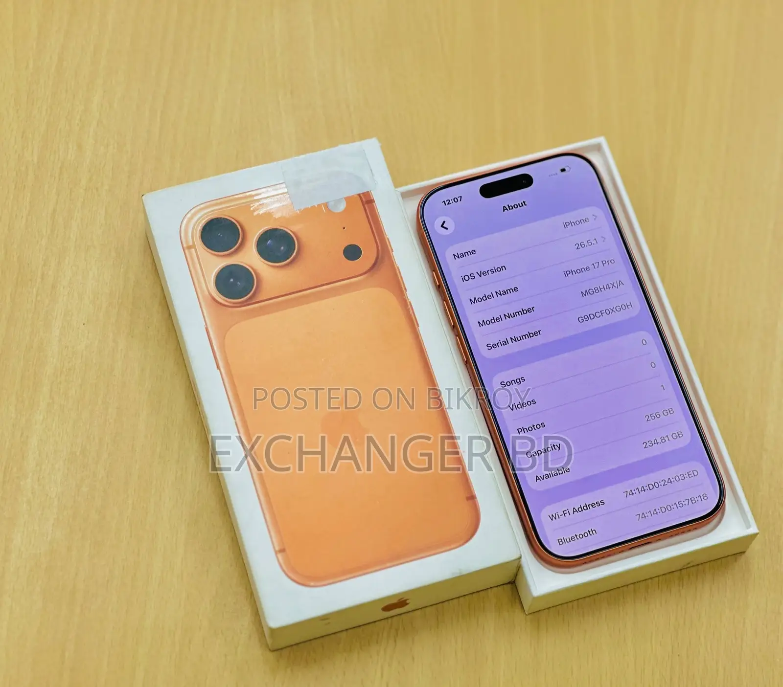 Apple iPhone 17 Pro 256 GB Orange