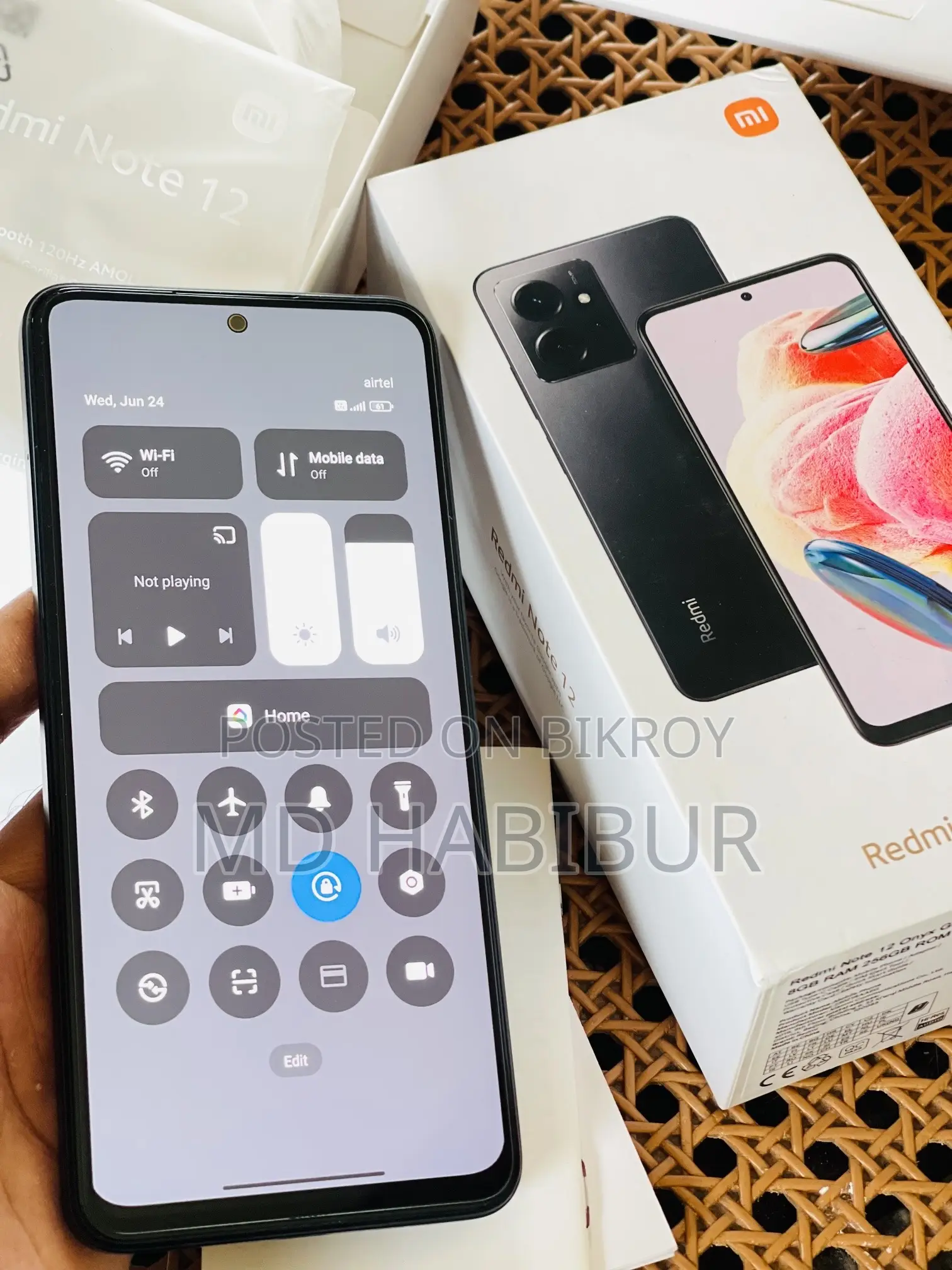 Xiaomi Redmi Note 12 256 GB Black