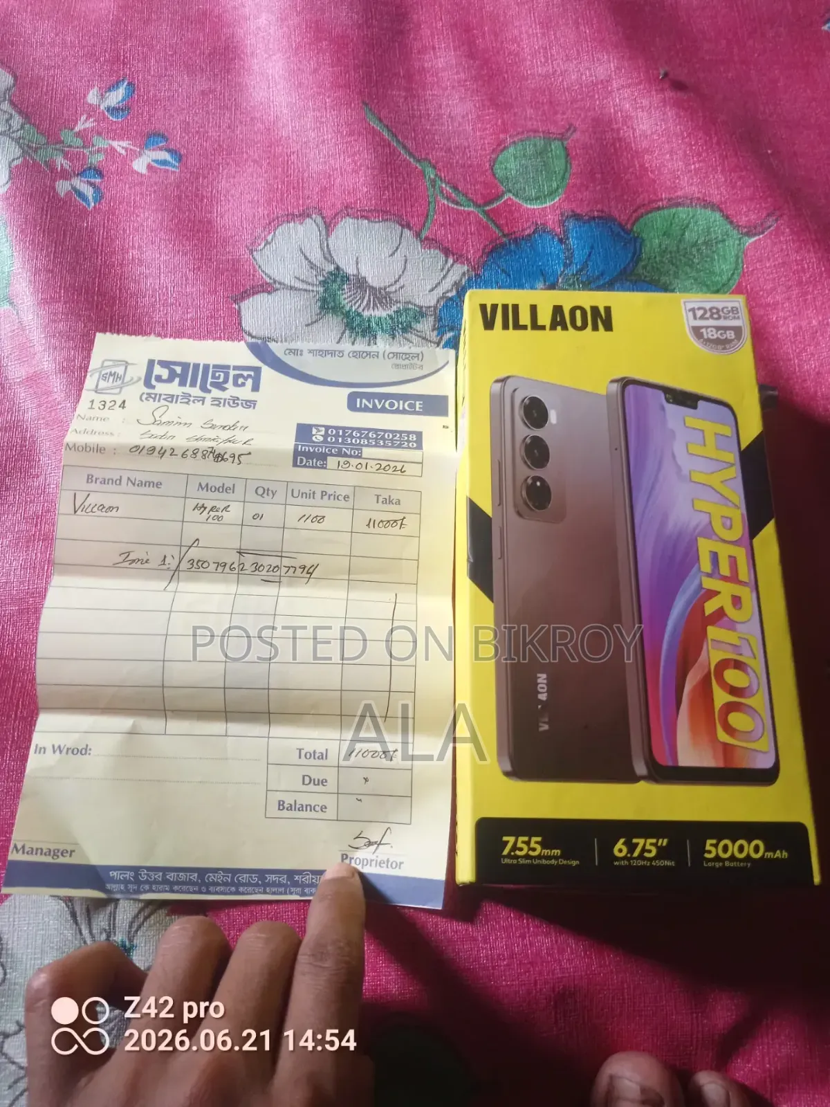 Villaon V110 Black