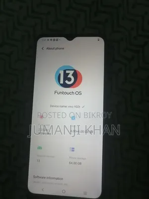 Vivo Y02t 64 GB Black