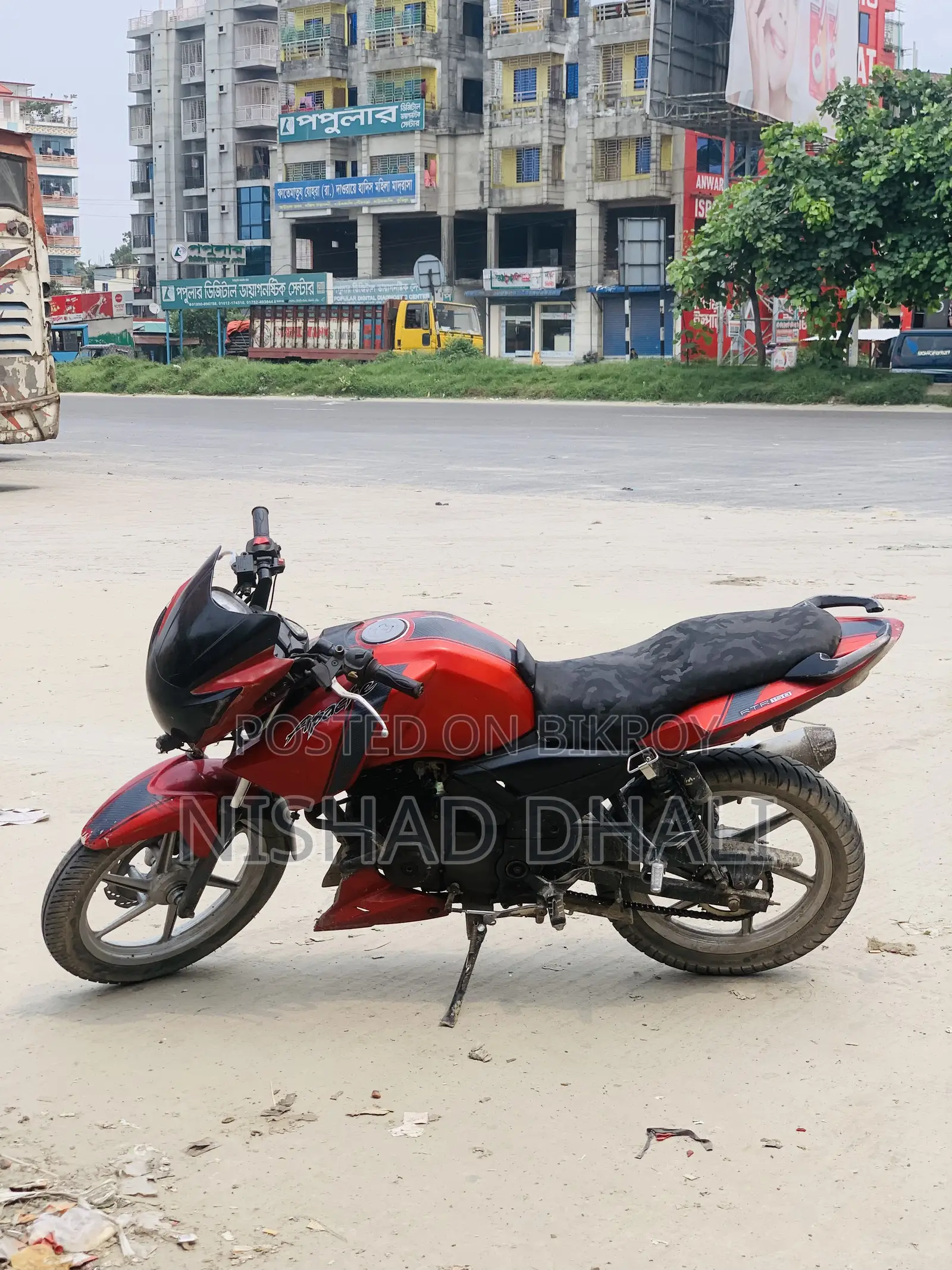 TVS Apache RTR 160 2V 2018 Red