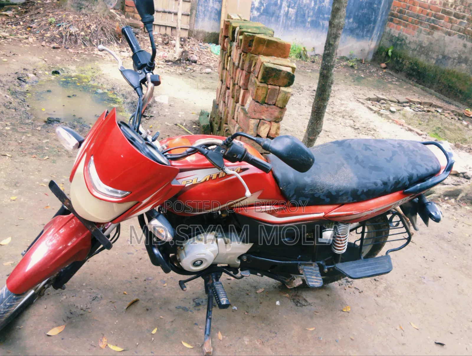 Bajaj Platina 100 2019 Red