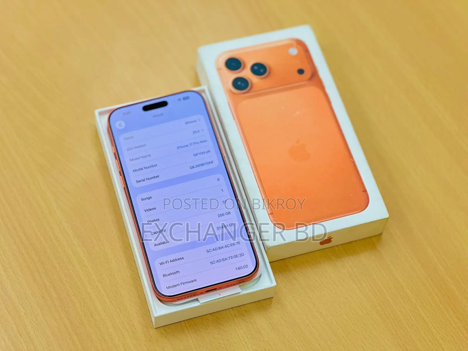 Apple iPhone 17 Pro Max 256 GB Orange