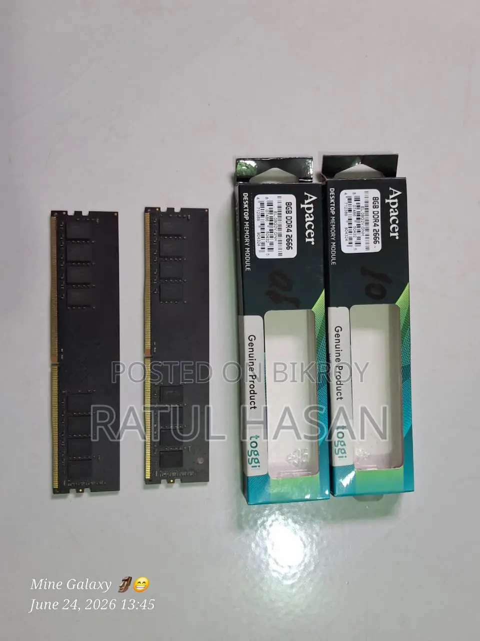 ১৬ জিবি ডিডিআর৪ ২৬৬৬ র‍্যাম