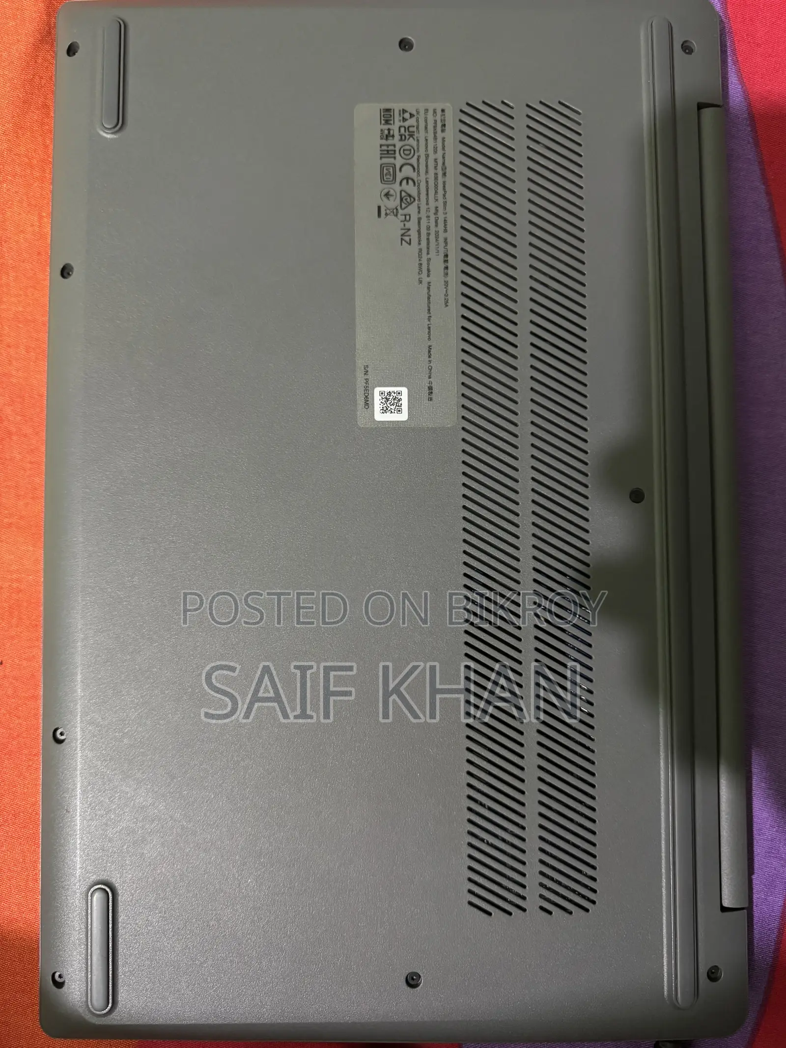 Laptop Lenovo Ideapad 3 16GB Intel Core I5 SSD 512GB