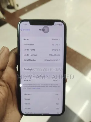 Apple iPhone X 64 GB Black