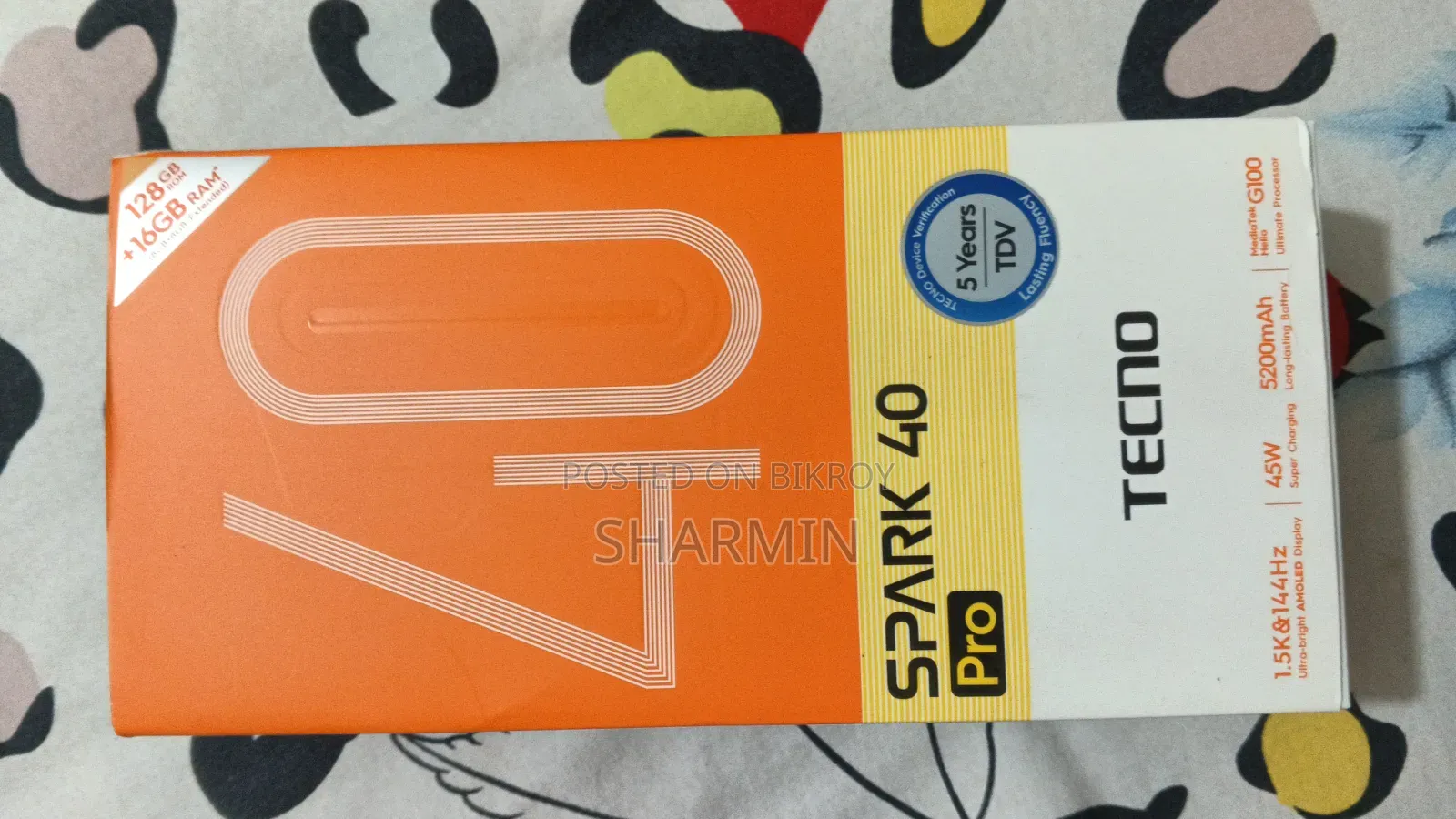 Tecno Spark 40 Pro 128 GB Silver